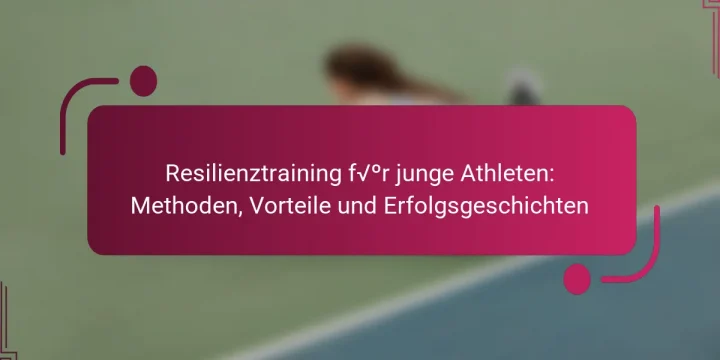Resilienztraining für junge Athleten: Methoden, Vorteile und Erfolgsgeschichten